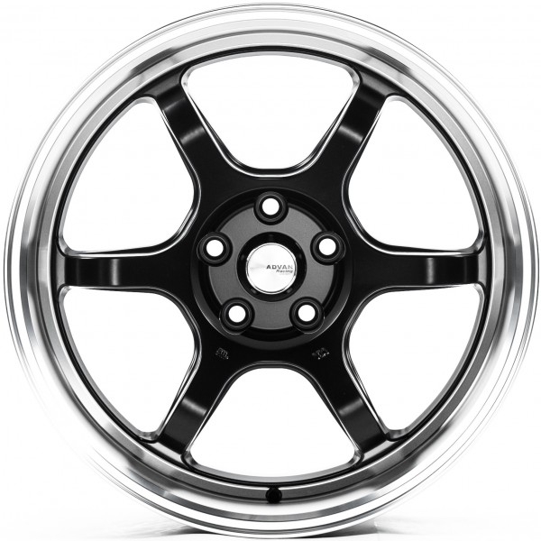 Диск Flow Forming FF006 7.5x17 5x114.3 ET38 73.1 Matt_Black_Machined_Lip