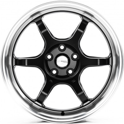 Диск Flow Forming FF006 7.5x17 5x114.3 ET38 73.1 Matt_Black_Machined_Lip