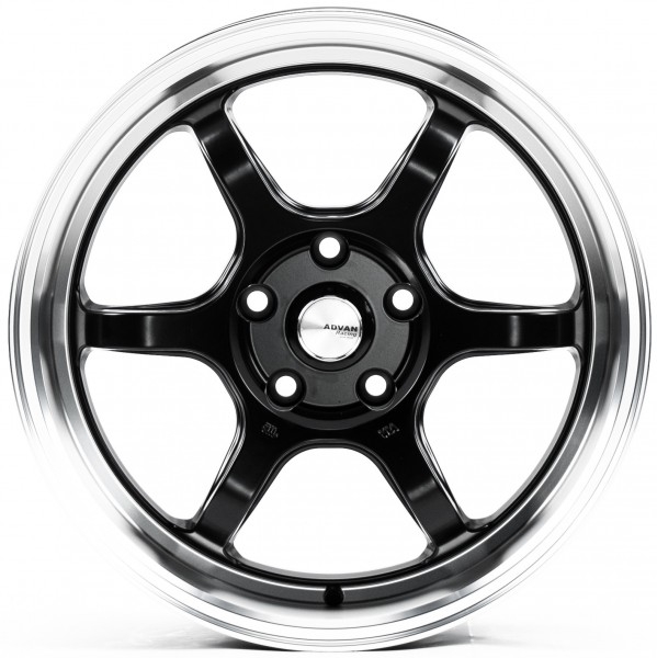 Диск Flow Forming FF006 7.5x17 5x108 ET38 73.1 Satin_Black_Machined_Lip