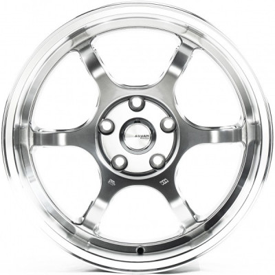 Диск Flow Forming FF6007 8.5x18 5x100 ET35 73.1 Hyper_Black_Machined_Lip