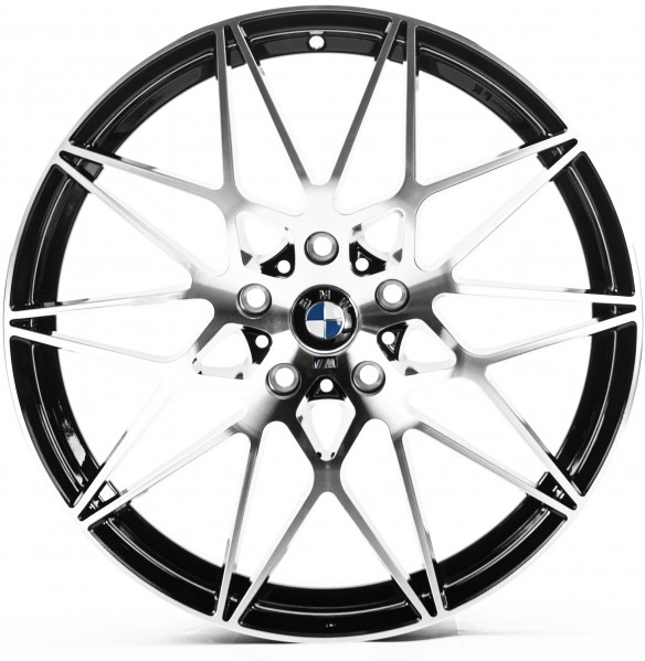 Диск Flow Forming FF8023 8.5x19 5x112 ET30 66.56 Black_Machined_Face