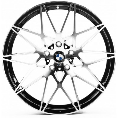 Диск Flow Forming FF8023 8.5x19 5x112 ET30 66.56 Black_Machined_Face