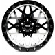 Off Road Wheels OW1458 Gloss_Black_Milling_Spoke_Chrome_Rivet