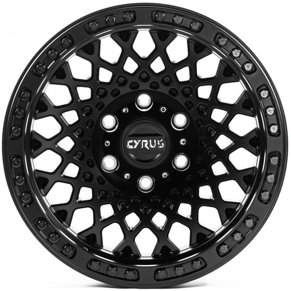 Диск Off Road Wheels OW1701 8.5x17 6x139.7 ET0 110 Matt_Black_Matt_Black_Ring