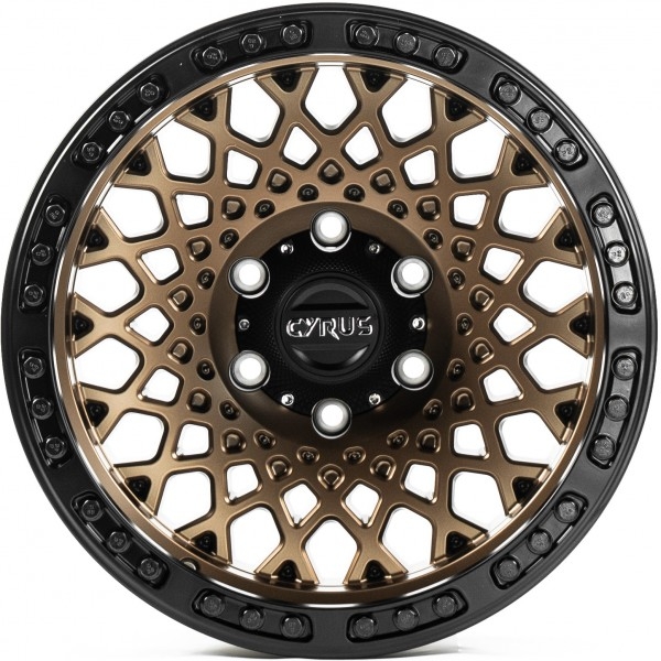 Диск Off Road Wheels OW1701 8.5x17 6x139.7 ET0 110 Matt_Bronze_Matt_Black_Ring