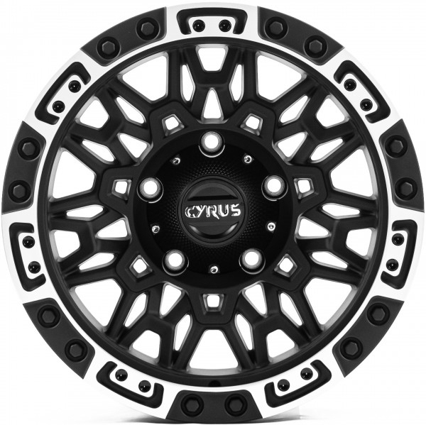 Диск Off Road Wheels OW1705 8.5x17 5x150 ET0 110 Matt_Black_Machined_Ring