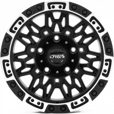 Диск Off Road Wheels OW1705 8.5x17 5x150 ET0 110 Matt_Black_Machined_Ring