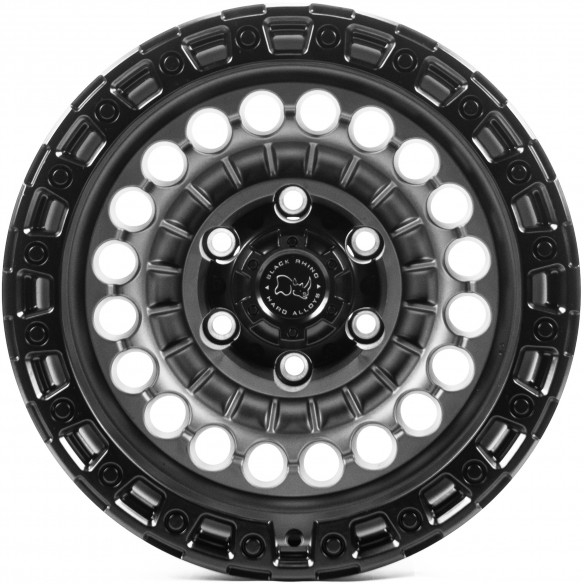 Диск Off Road Wheels OW724 9x17 6x139.7 ET0 110.5 Matt_Gray_Lip_Black
