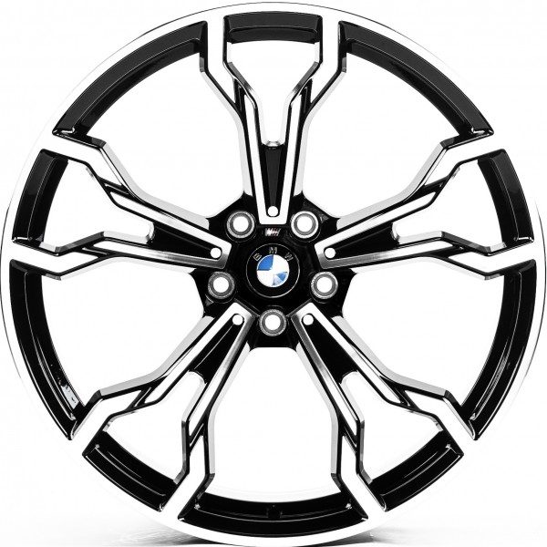 Диск Replica FORGED B2604527 9x20 5x112 ET25 66.5 GLOSS_BLACK_MACHINED_FACE_FORGED