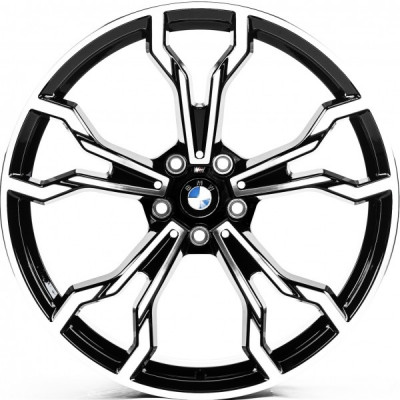 Диск Replica FORGED B2604527 9x20 5x112 ET25 66.5 GLOSS_BLACK_MACHINED_FACE_FORGED