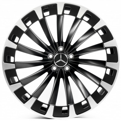 Диск Replica FORGED MR0002 9.5x22 5x112 ET30 66.45 SATIN_BLACK_MACHINED_FACE_FORGED