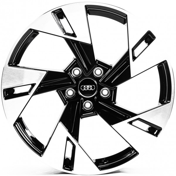 Диск Replica A19046 8x19 5x112 ET45 57.1 GLOSS_BLACK_MACHINED_FACE