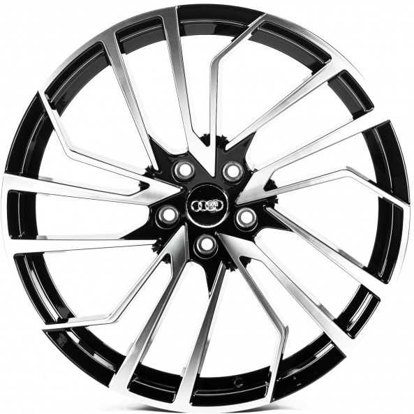 Диск Replica A19816 8.5x19 5x112 ET32 66.45 GLOSS_BLACK_MACHINED_FACE