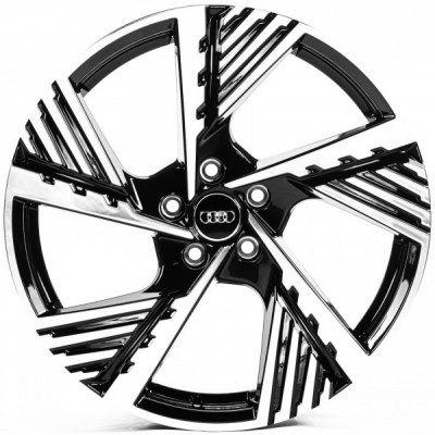 Диск Replica A19936 8x19 5x112 ET45 57.1 GLOSS_BLACK_MACHINED_FACE