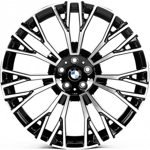 Диск Replica B002 9.5x22 5x112 ET37 66.56 GLOSS_BLACK_MACHINED_FACE