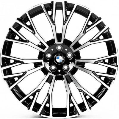 Диск Replica B002 9.5x22 5x112 ET37 66.56 GLOSS_BLACK_MACHINED_FACE