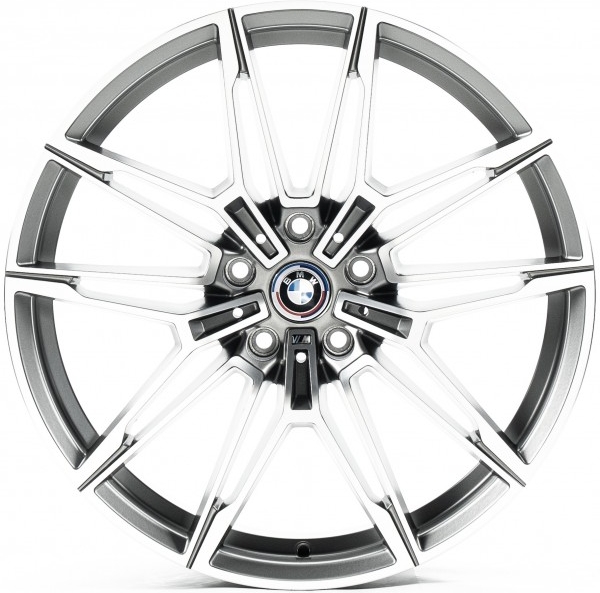 Диск Replica B2085 9.5x20 5x112 ET40 66.5 Matte_GunMetall_Machined_Face