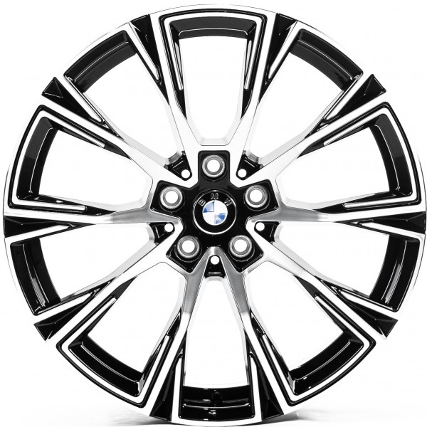 Диск Replica B3122 8.5x19 5x112 ET30 66.5 Black_Machined_Face