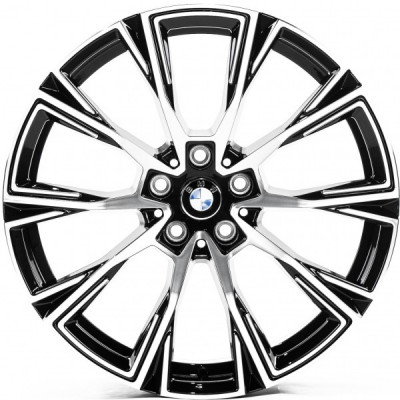 Диск Replica B3122 8.5x19 5x112 ET30 66.5 Black_Machined_Face