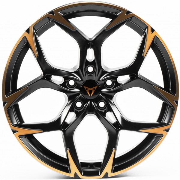 Диск Replica CUP275 8.5x19 5x112 ET38 57.1 Satin_Black_Machined_Spokes_Bronze_Coating