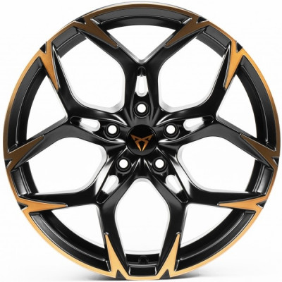 Диск Replica CUP275 8.5x19 5x112 ET38 57.1 Satin_Black_Machined_Spokes_Bronze_Coating