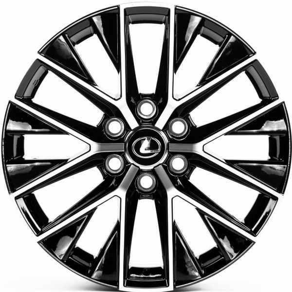 Диск Replica LX20912 8x20 6x139.7 ET55 95.1 GLOSS_BLACK_MACHINED_FACE