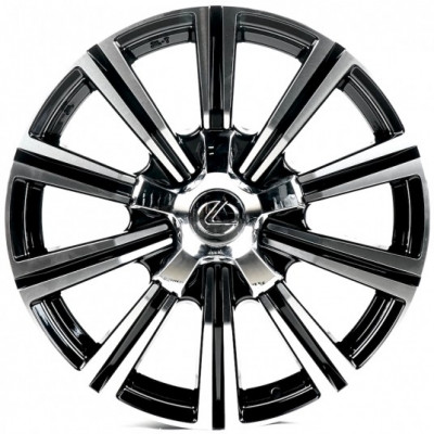 Диск Replica LX742 8x18 5x150 ET60 110.1 Black_Machined_Face