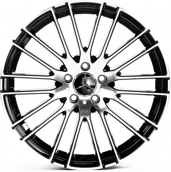 Диск Replica MR143 9.5x19 5x112 ET45 66.45 GLOSS_BLACK_MACHINED_FACE