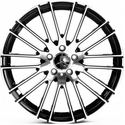 Диск Replica MR143 9.5x19 5x112 ET45 66.45 GLOSS_BLACK_MACHINED_FACE