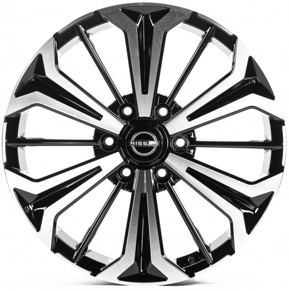 Диск Replica NS901 8x20 6x139.7 ET35 77.8 Black_Machined_Face