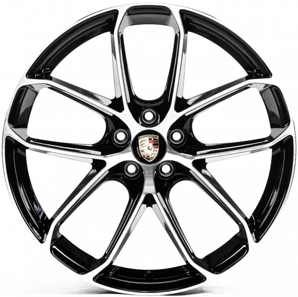 Диск Replica PR20395 10x20 5x112 ET19 66.45 GLOSS_BLACK_MACHINED_FACE