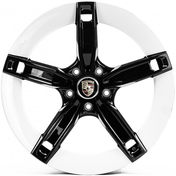 Диск Replica PR350 11.5x21 5x130 ET66 71.6 Black_White_Flange