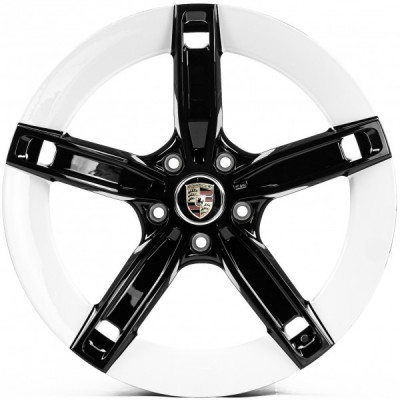 Диск Replica PR350 11.5x21 5x130 ET66 71.6 Black_White_Flange