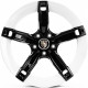Replica PR350 Black_White_Flange