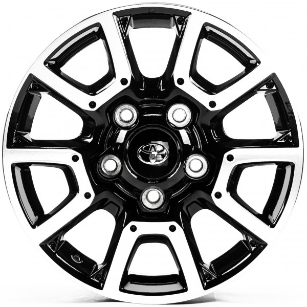 Диск Replica TY3435 8x18 5x150 ET60 110.1 Black_Machined_Face