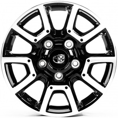 Диск Replica TY3435 8x18 5x150 ET60 110.1 Black_Machined_Face