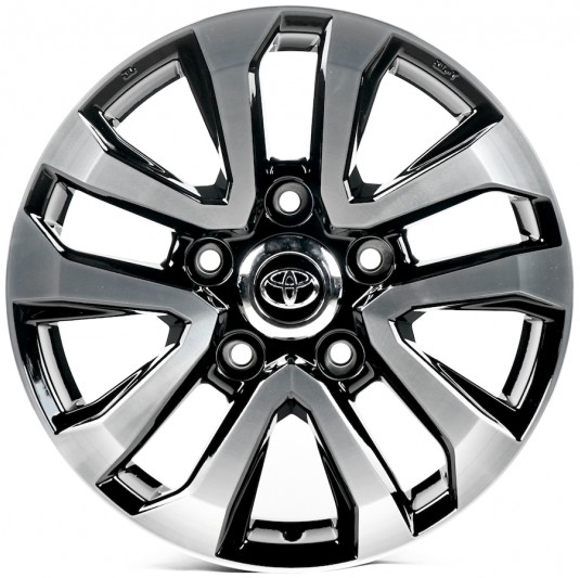 Диск Replica TY706 8.5x18 5x150 ET58 110.1 Black_Machined_Face