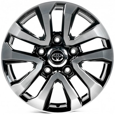 Диск Replica TY706 8.5x18 5x150 ET58 110.1 Black_Machined_Face