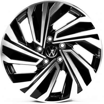 Диск Replica VV17703 7x17 5x112 ET46 57.1 GLOSS_BLACK_MACHINED_FACE