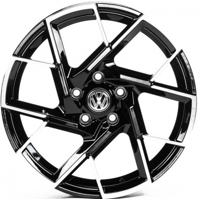 Диск Replica VV17967 7x17 5x112 ET45 57.1 GLOSS_BLACK_MACHINED_FACE