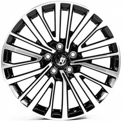 Диск Replica VV18515 8x18 5x120 ET45 65.1 GLOSS_BLACK_MACHINED_FACE