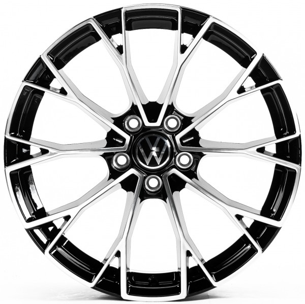 Диск Replica VV3405 8x19 5x112 ET38 57.1 Black_Machined_Face
