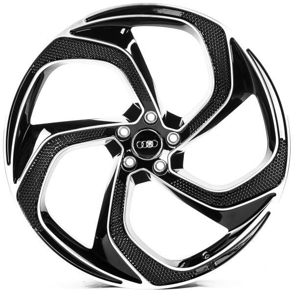 Диск WS FORGED WS-A004C 10x22 5x112 ET26 66.5 GLOSS_BLACK_MACHINED_FACE_FORGED