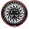 Диски WS FORGED WS31/1M цвет SATIN_BLACK_LIP_RED_FORGED