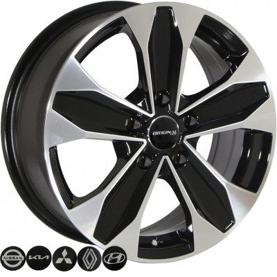Диск ZW ZW-BK1393 6.5x16 5x114.3 ET38 67.1 BP