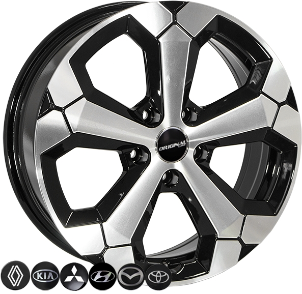 Диск ZW ZW-BKY1274 6.5x16 5x114.3 ET38 67.1 BP