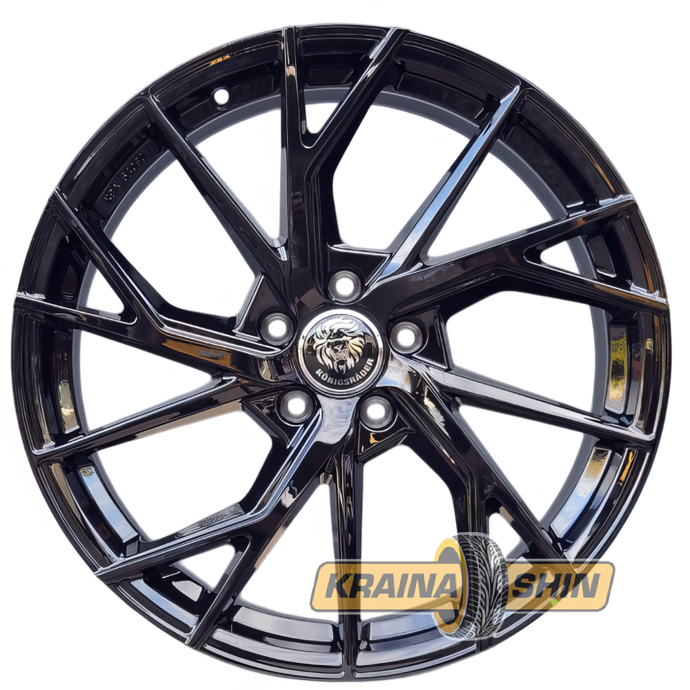 Диск KONIGSRADER KR4 8.5x19 5x114.3 ET45 72.6 Black