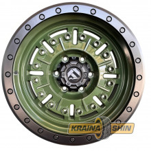 Off Road Wheels JT250-7 Mint Green (Daewoo Musso)
